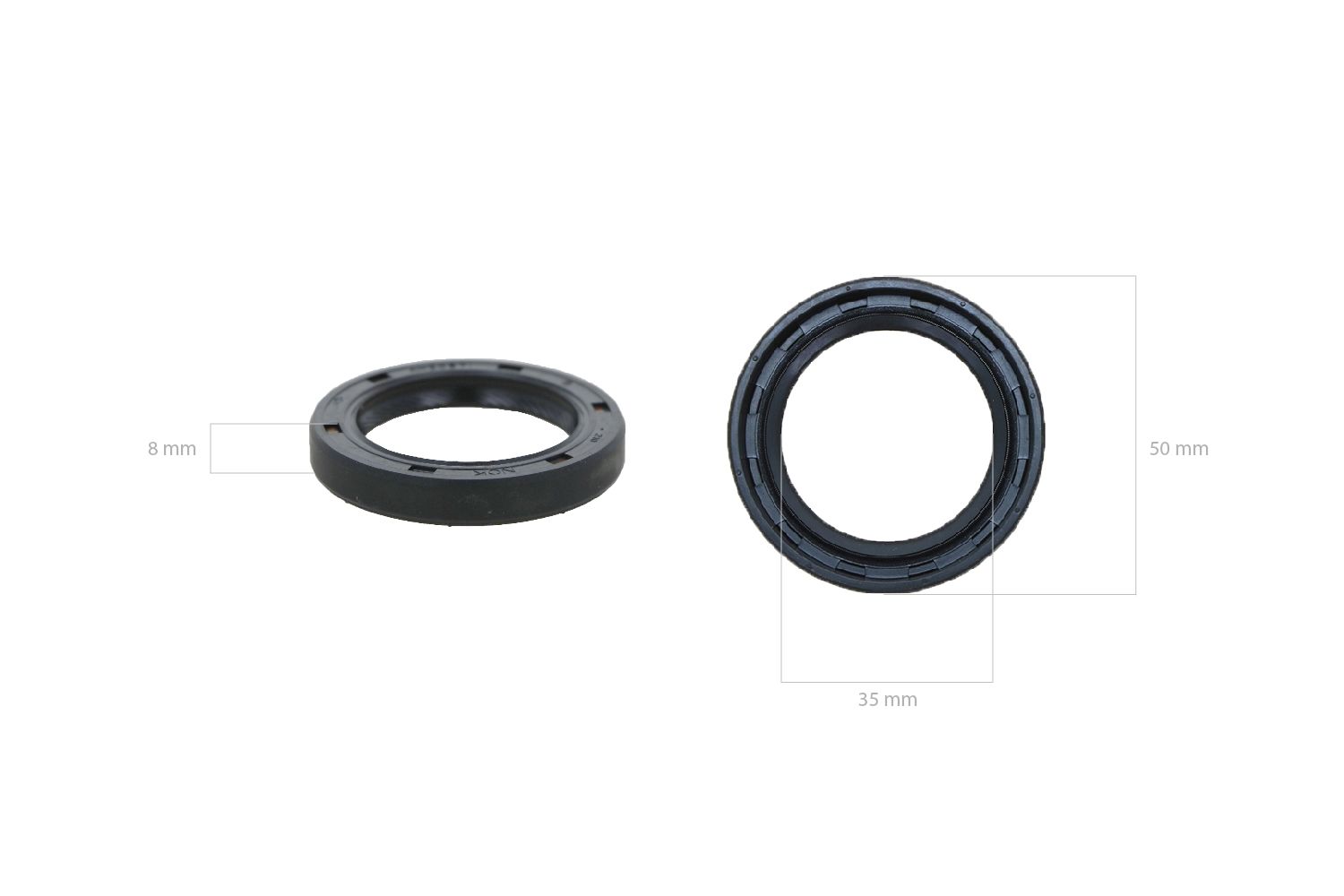 Crankshaft seal (frontside) Mitsubishi K3, K4, MVS3L, MVS3L2, S3L, S3L2, S4L, S4L2, Captain, Startrac, Etc.,