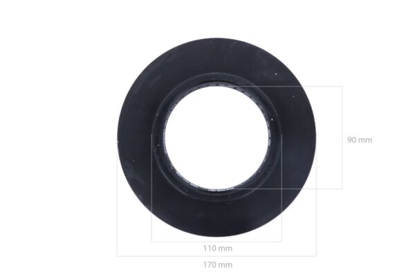 Oil seal crankshaft (backside) Shibaura J744, J823, J843, N843, N844 Perkins 103, 103, 403, 404, Caterpillar C1.1, C1.5, C1.7, C2.2, 3013, 3014, - Image 2