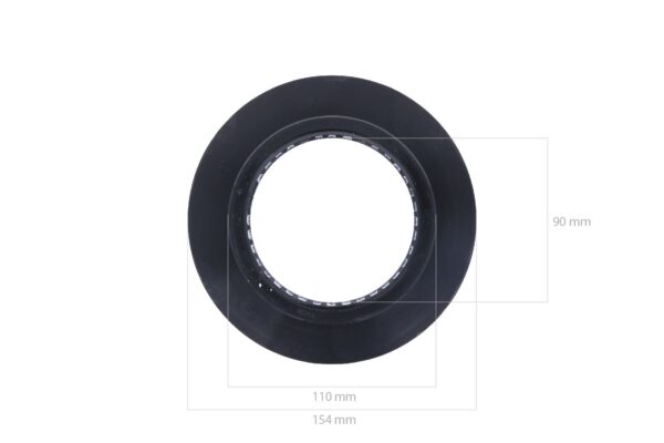 Oil seal crankshaft (backside) Shibaura J843, N843L, N844, Perkins 103, 104, 403, 404, Caterpillar C1.1, C1.7, C2.2, 3013C, 3024, 3024C, - Image 2