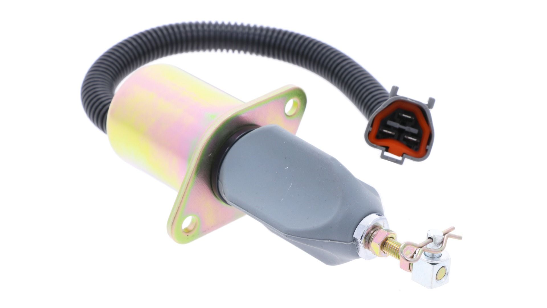 Stop solenoid 12 volt Yanmar, 4TNE94, 4TNE98, 4TNE106, 4TNV94, 4TNV98, Hyundai, Komatsu, Volvo, Etc.,
