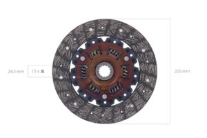 Clutch disc Iseki TK, TG