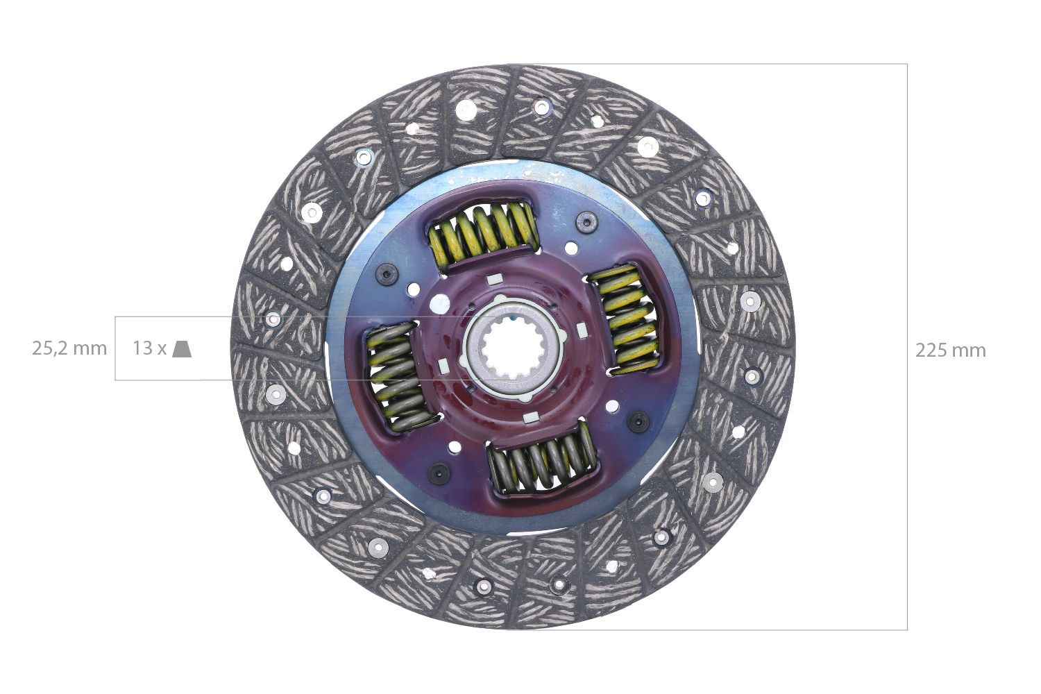 Clutch disc Iseki TK527, TK532, TK538, TK25, TK29, TK30, 50-Serie