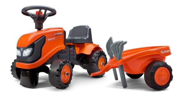 Kubota M4072 Ride On Tractor with trailer and tool