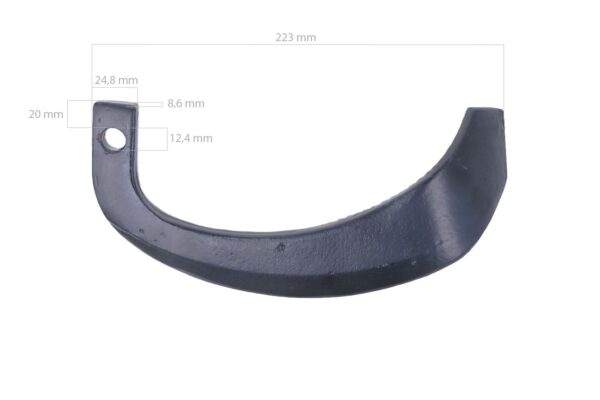 Rotary Tiller Blade LH Yanmar RE1000, RS1200, RS1100, RD1400 - Image 2