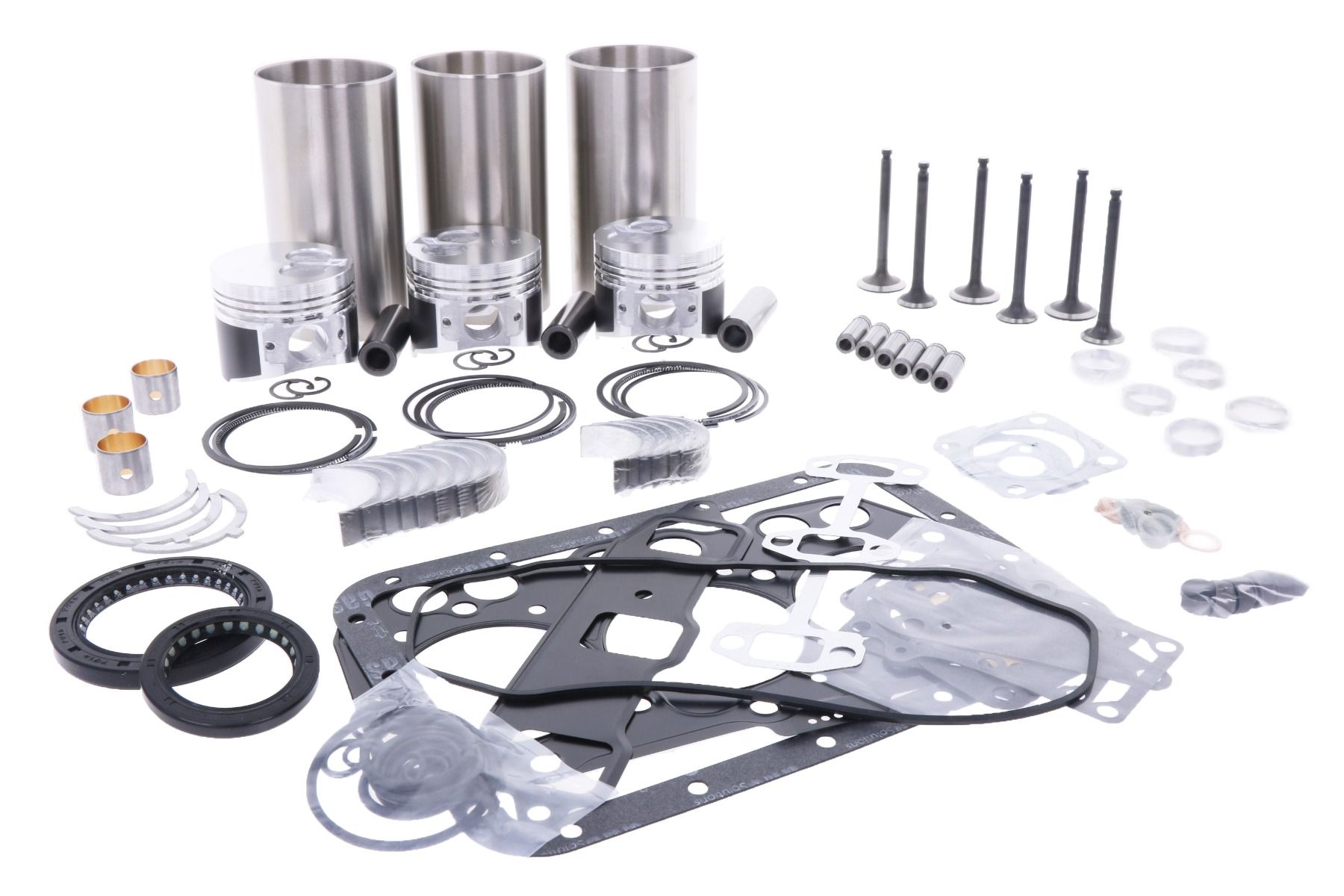 Engine Overhaul kit (indirect injection) Yanmar 3TNE74, Komatsu 3D74E