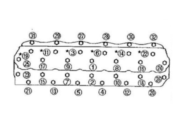 Headgasket Mitsubishi 6D14 - Image 2