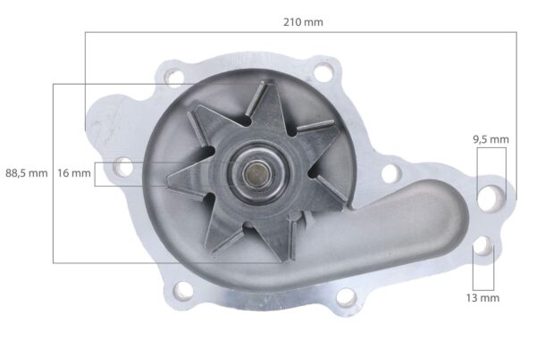 Water pump Kubota V3307 - Image 4