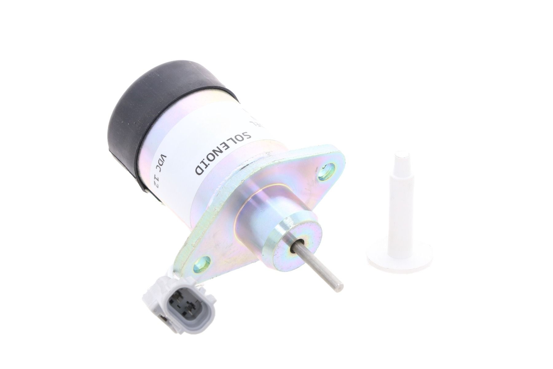 Stop solenoid 12V Kubota D1503, V2203, V2403, V2607, V3300, V3307, V3600, V3800,