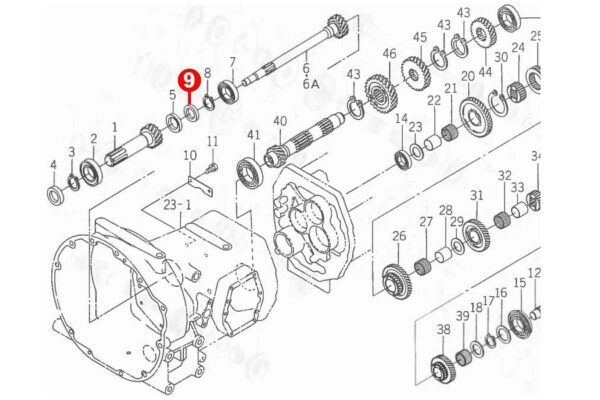Seal ring 30x45x8mm Iseki, Yanmar, Bolens, Massey Ferguson - Image 5