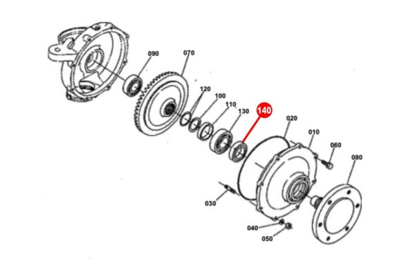 Thru shaft seal 4WD / PTO shaft seal Kubota L, L1, M-types - Image 5