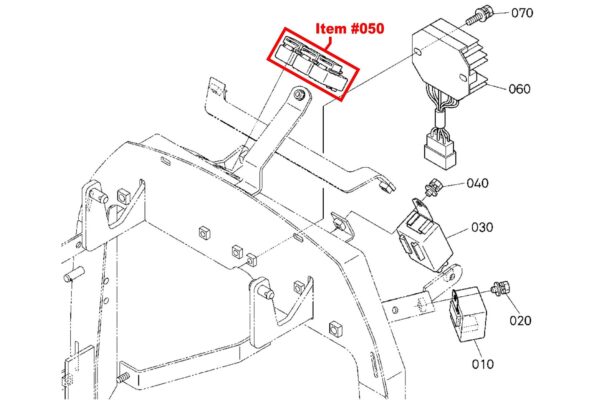 Relay starter Kubota B, K, KX, L, LA, LM, LX, M, MX, R, STV, SVL, TL, U-types - Image 3