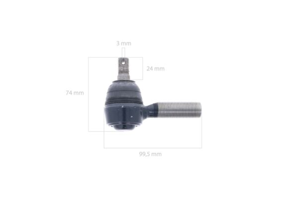 Right tie rod Iseki SF, TA, TE, TF, TG, TH, TK, TL, TM, TS, TU, 3015, 3020, 3025, 3030, 3125, 3130, 3135, 5035, 5040, Bolens, Massey Ferguson, - Image 2