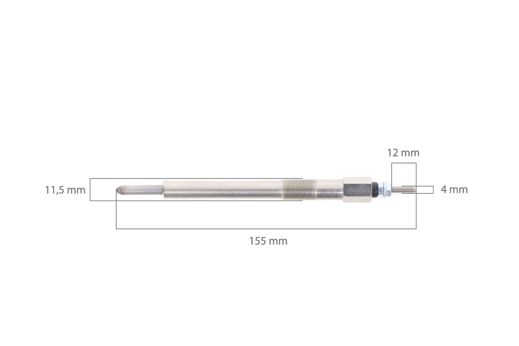 Glow plug Kubota 10.5V D3000, D3200, F5400, V3200, V4000, V4300, M