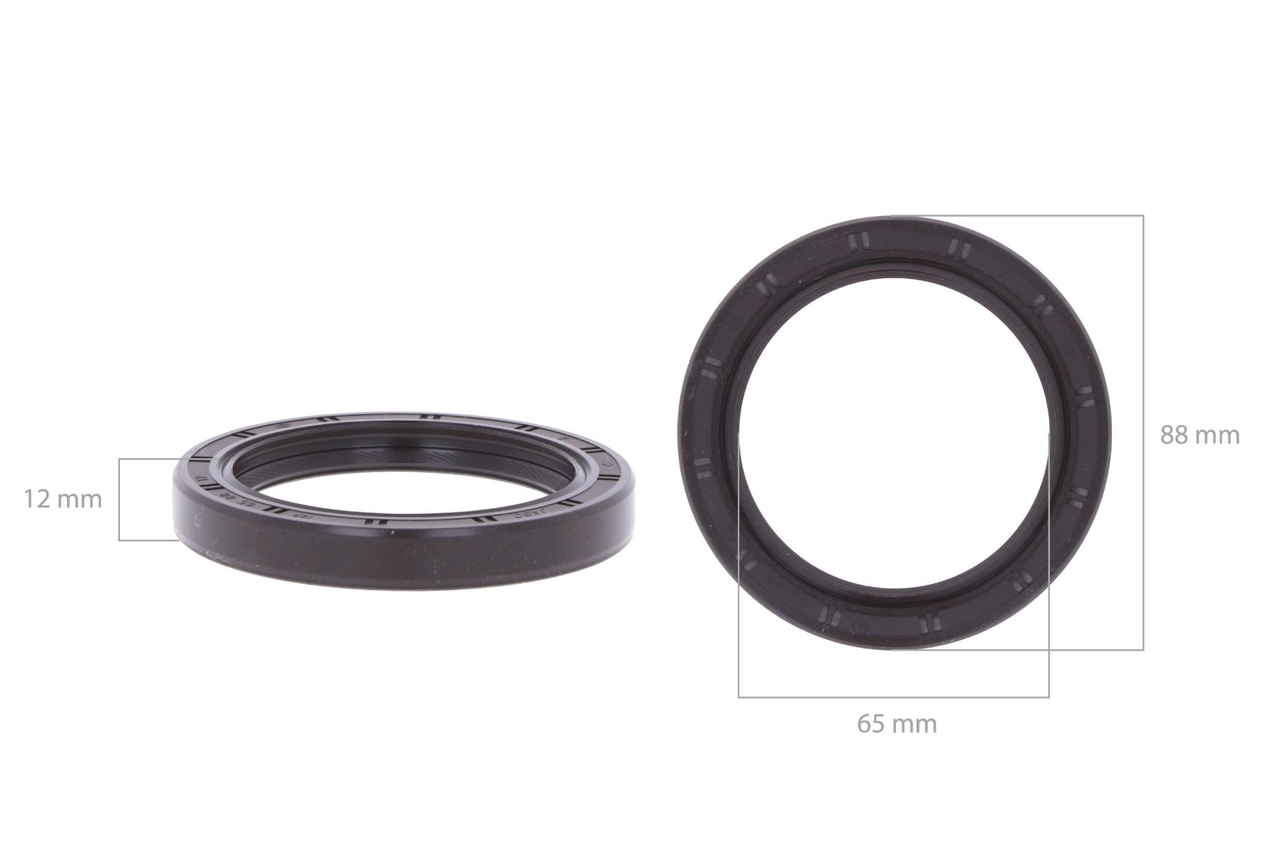 Crankshaft seal (frontside) Yanmar 4TNE106, 4TNV106, 6LY3, Komatsu 4D106, S4D106,