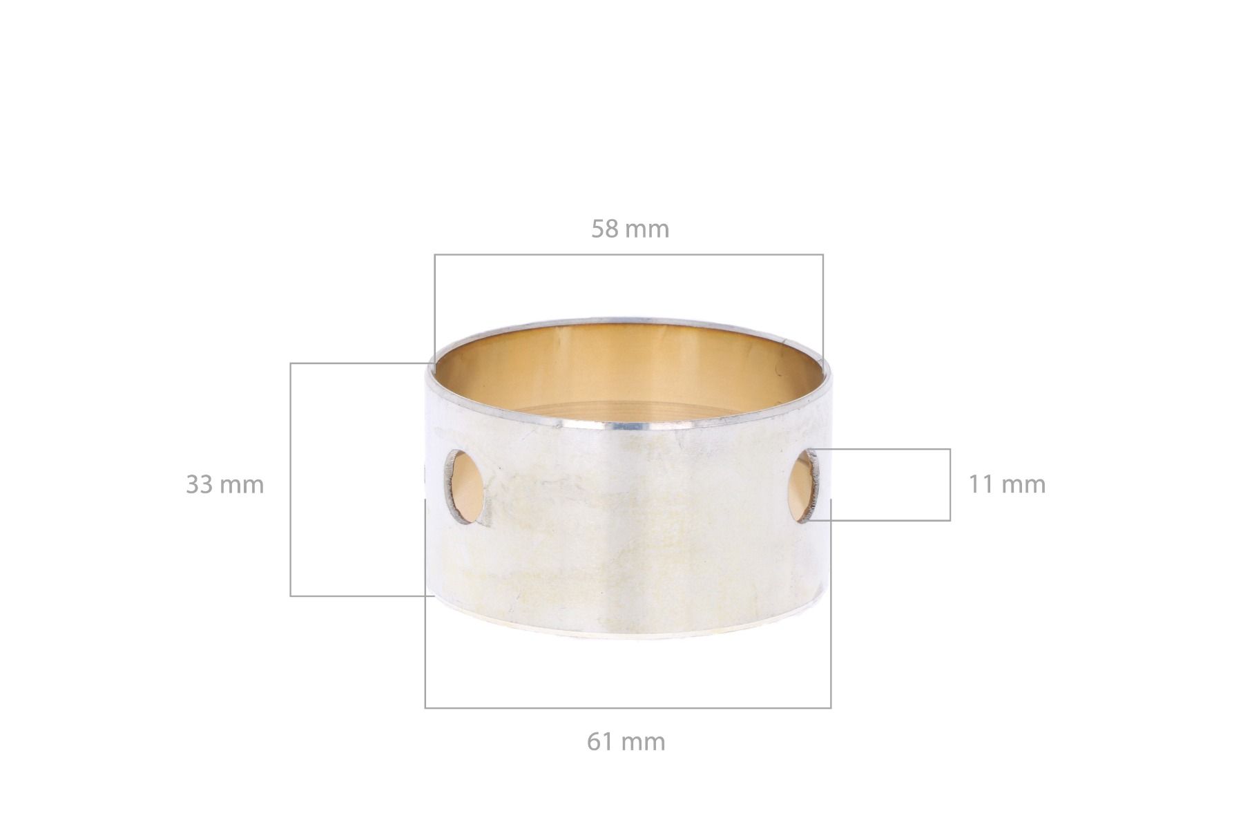 Camshaft Bushing STD Yanmar 4TNE106D, 4TNE106T, 4TNV106, 4TNV106, Komatsu 4D106, 4D106D, 4D106T, S4D106,
