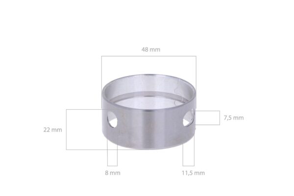 Camshaft Bushing STD Yanmar 3TN75/78/82/84, 3TNB80/82/84, 3TNC78/80/88, 3TNE78/82/84/88, 3TNS84, 3TNV82/84/86/88, 4TN82/84, 4TNA78, 4TNC88, 4TNE84/88, 4TNV84/86/88, - Image 2