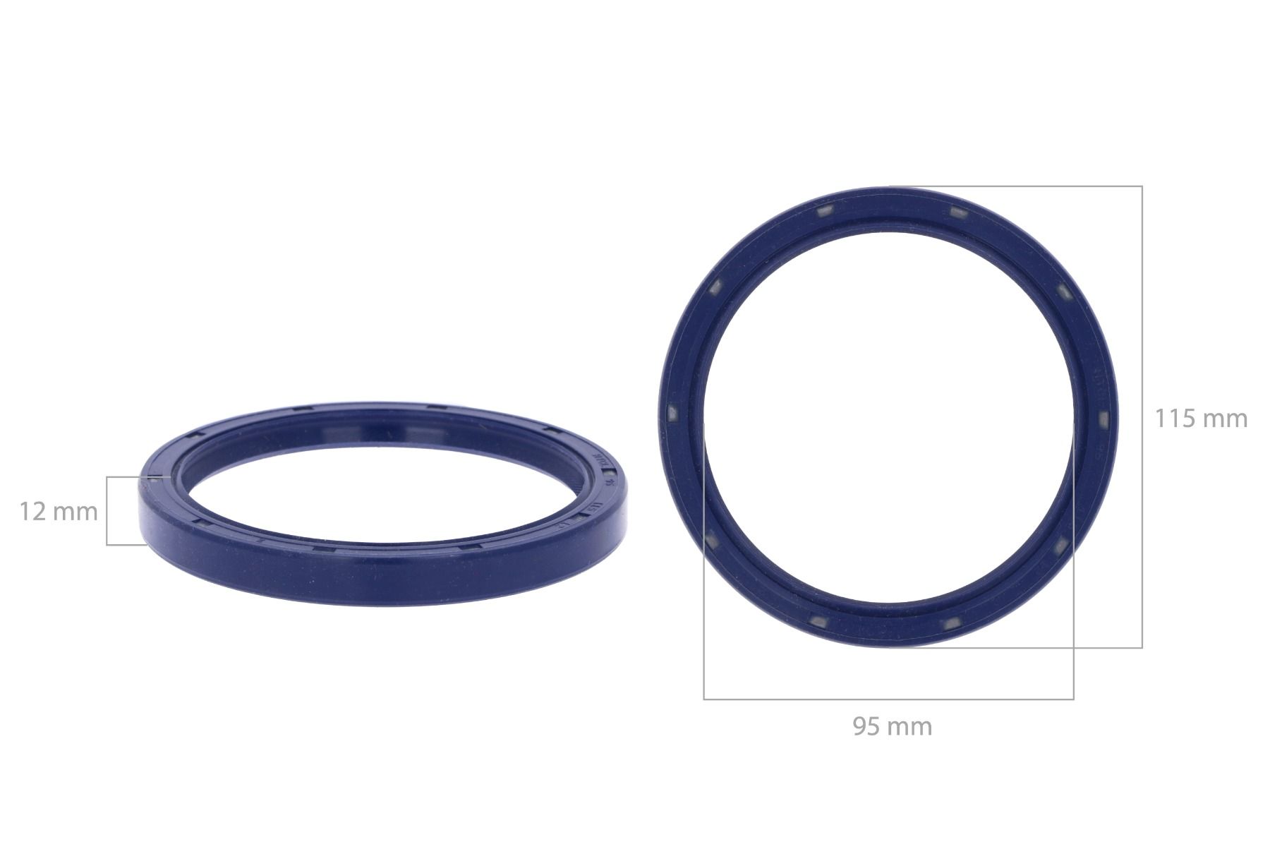 Crankshaft seal (backside) Yanmar 3/4TN100, 4TNE92/94/98, 4TNV94/98, Marine, Komatsu 4D92/94/98E, S4D98E,