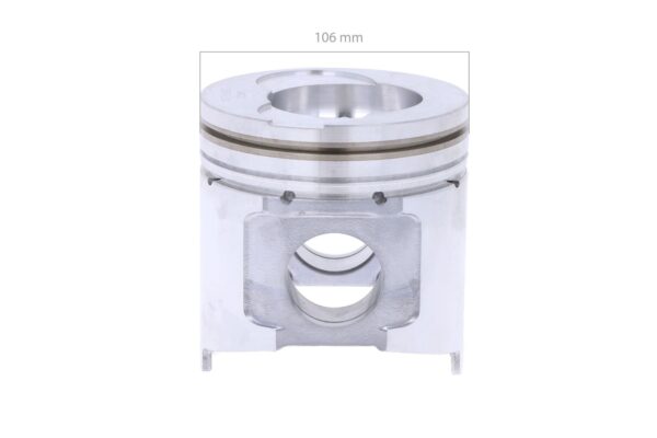 Piston with Ring set direct injection +0.25mm Yanmar 4TNE106T, Komatsu 4D106, - Image 2