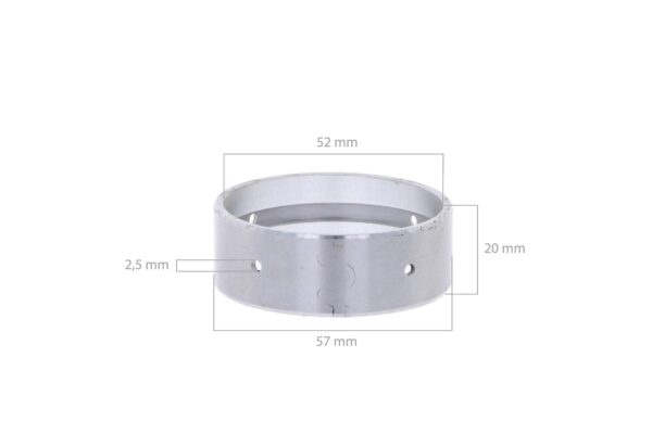 Main Bearing (frontside) STD 52mm Kubota DIV. 2, 3, 4, 5, 6 Cylinder engine types - Image 2