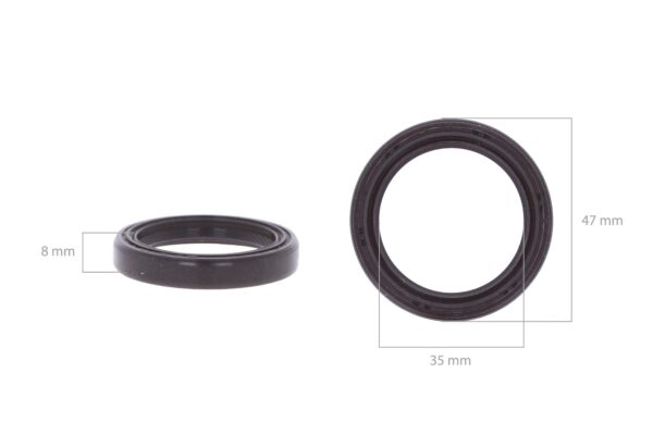 Seal ring Flywheel side Kubota Z402, Z602, D722, D950 - Image 4