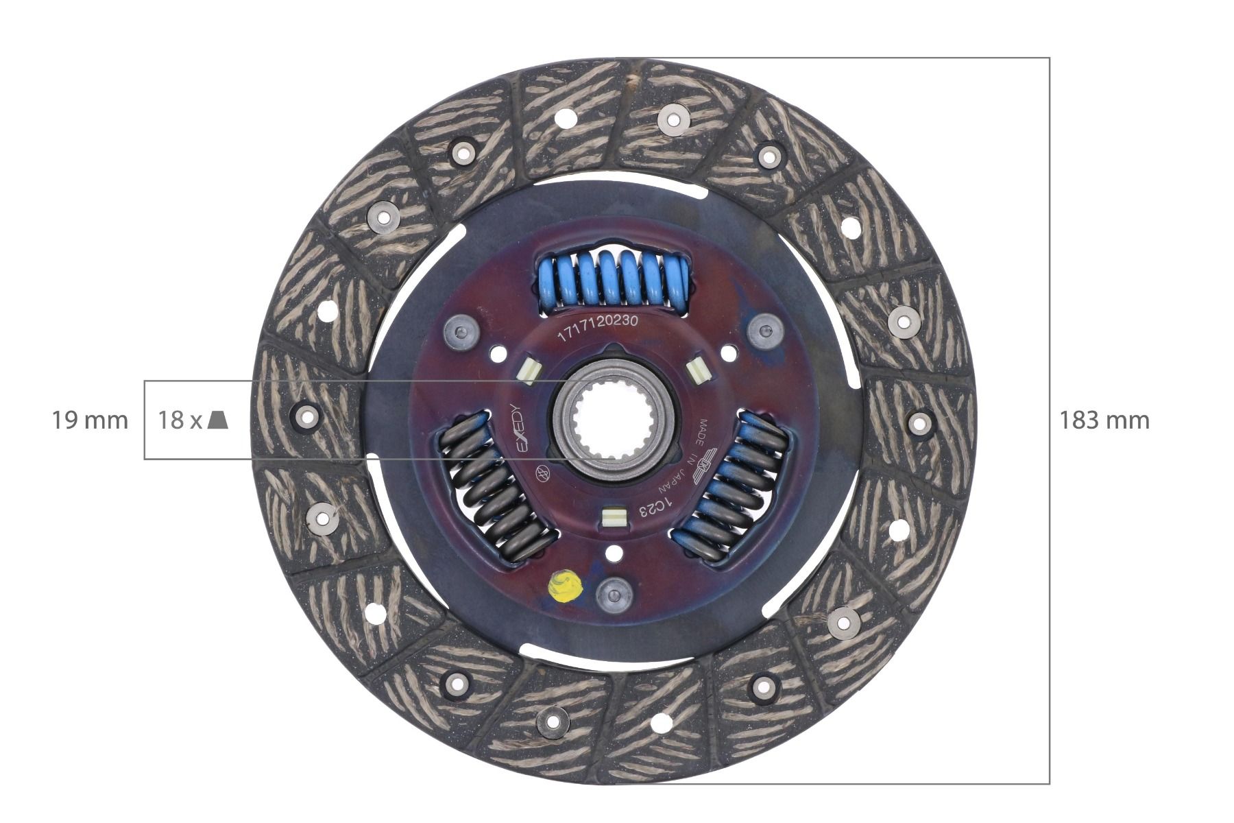 Clutch disc Iseki TM3140, TM3160,