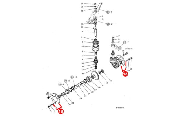 Stub Axle 4WD Yanmar YM-Types - Image 6