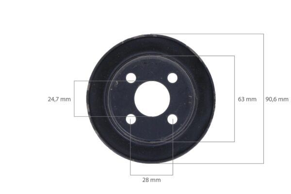 Water pump Pulley Yanmar - Image 2