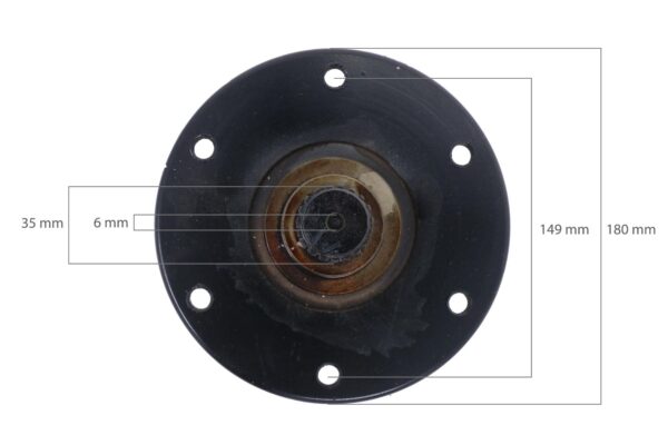 Stub Axle Front Axle 4WD Iseki TE-TL-, Tu-Types 3025, Bolens G274, 2704, - Image 2