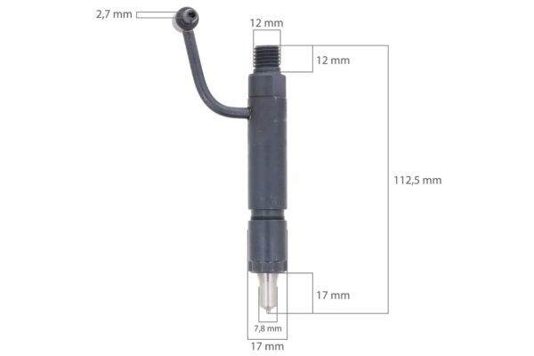 Injector assy Direct Injection Yanmar 3JH, 4JH, 3TNV84, 3TNV88, 4TNV84, 4TNV88, TK486V, Komatsu 3D84E, 3D88E, S3D84, 4D88E, Isuzu 3CD1, 3CE1 - Image 2