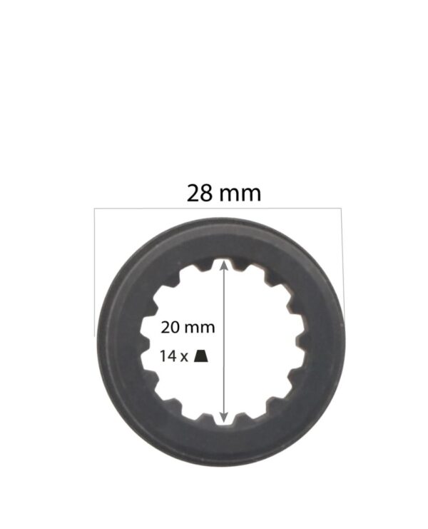 Input shaft coupling bush + balls Kubota A13, A14, Hinomoto / Hitachi CX13, CX14, CX130, CX140, - Image 2