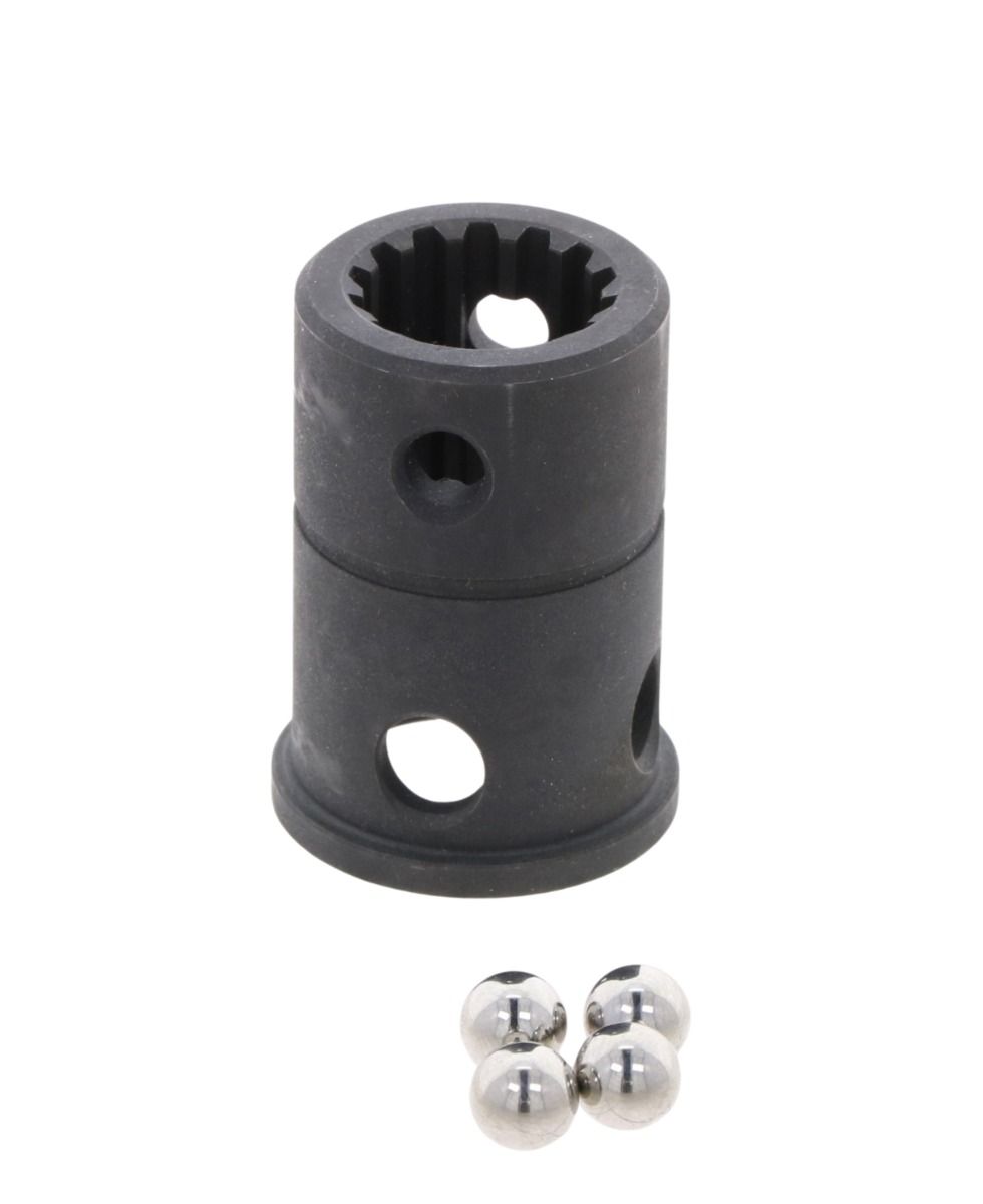 Input shaft coupling bush + balls Kubota A13, A14, Hinomoto / Hitachi CX13, CX14, CX130, CX140,