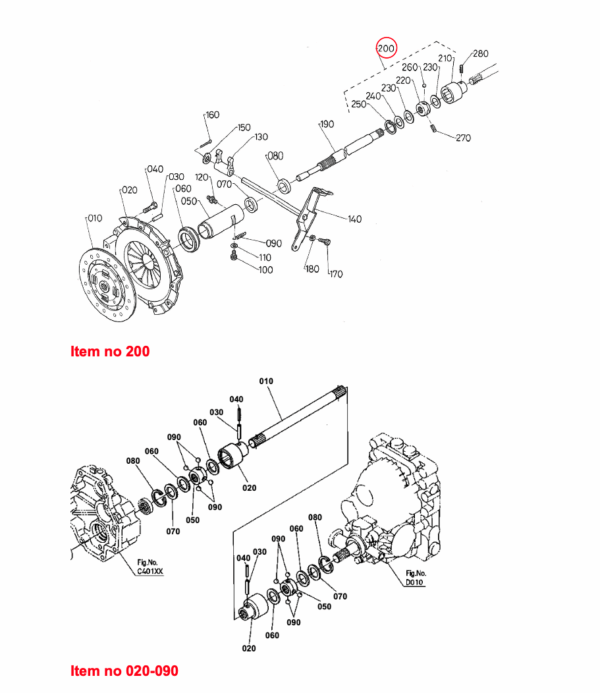 Assy ball joint Kubota B-serie, F-serie, GB- serie, LX- types, Zen Noh, - Image 4