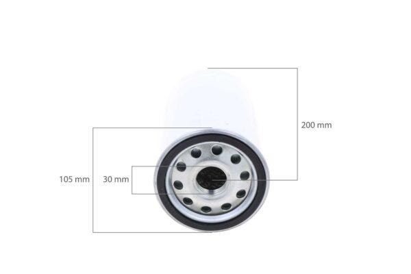 Hydraulic, Transmission Filter Iseki SF-, TG-, TH-Types, Massey Ferguson, Challenger, - Image 3