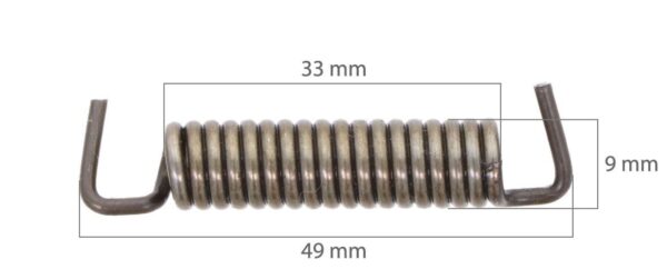 Brake shoe spring Yanmar YM2200, YM2500, YM2700, John Deere, 850, 900, 950 - Image 3