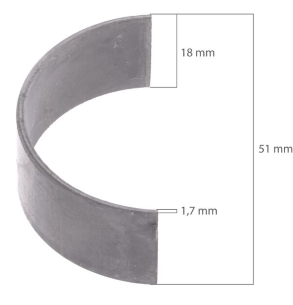 Connecting rod bearing +0.25 Yanmar 2TR13, 3T84, YM - Image 3