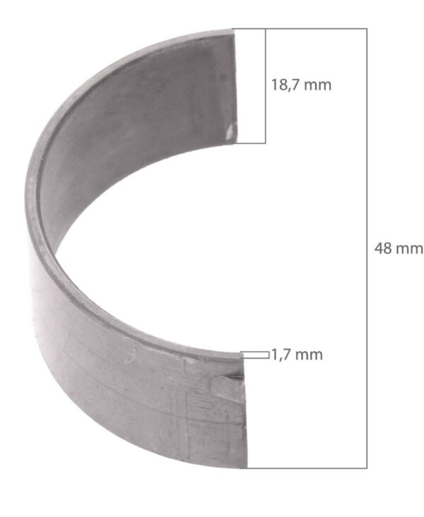 Connecting rod bearing +0.50 Yanmar 3T75, 3T80, YM - Image 3