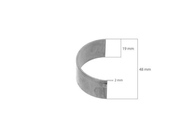Connecting rod bearing +0.75 Yanmar 3T75, 3T80, YM - Image 2