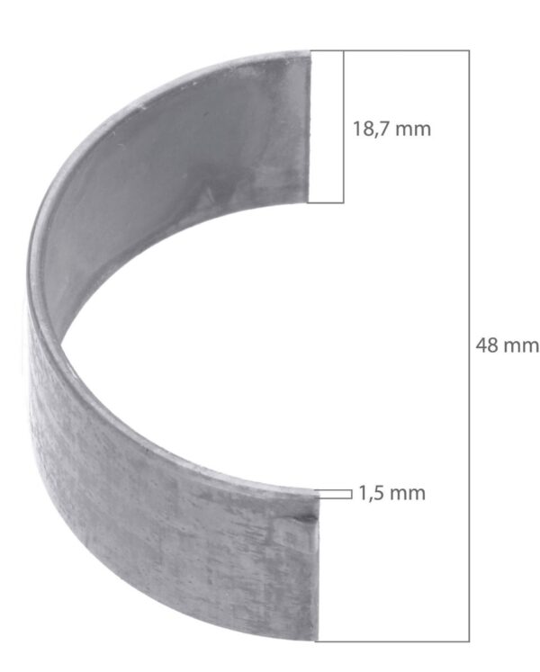 Connecting rod bearing +0.75 Yanmar 2TR13, 3T84, YM - Image 3