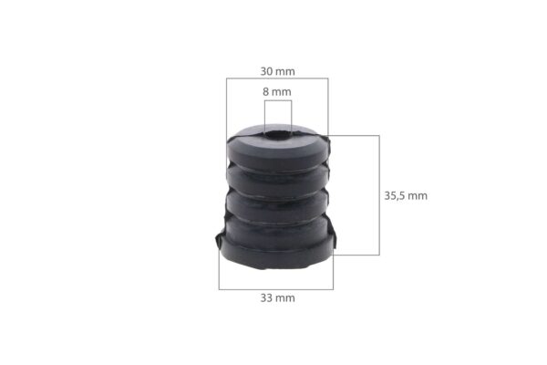 Seat bar rubber Yanmar YM, F, FX - Image 2