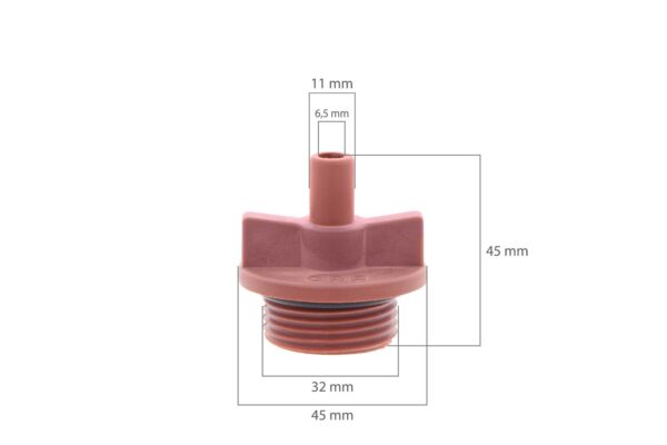 Breather cap / Filler cap (Rear Axle) Kubota L-, M-, ME-`Types, Bucher Polytrac, - Image 2