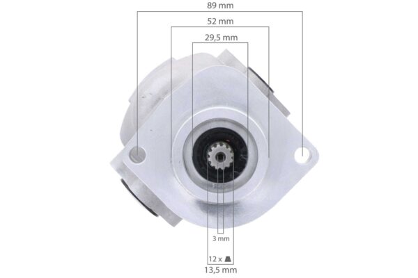 Kubota Hydraulic / Steering pump L-, L1-Types, - Image 2