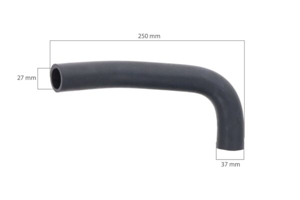 Upper radiator hose Yanmar YM135, YM155, YM165, YM195, YM240, YM1300, YM1500, YM1700, YM2000, YM2210 - Image 2