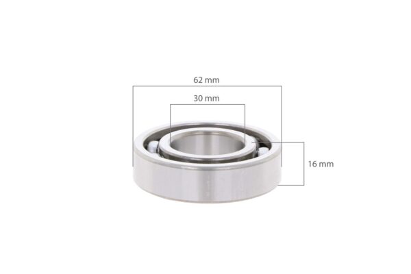 Bearing 6206 Captain, Startrac, Hinomoto, Iseki, Solis, Massey Ferguson, Etc., - Image 2