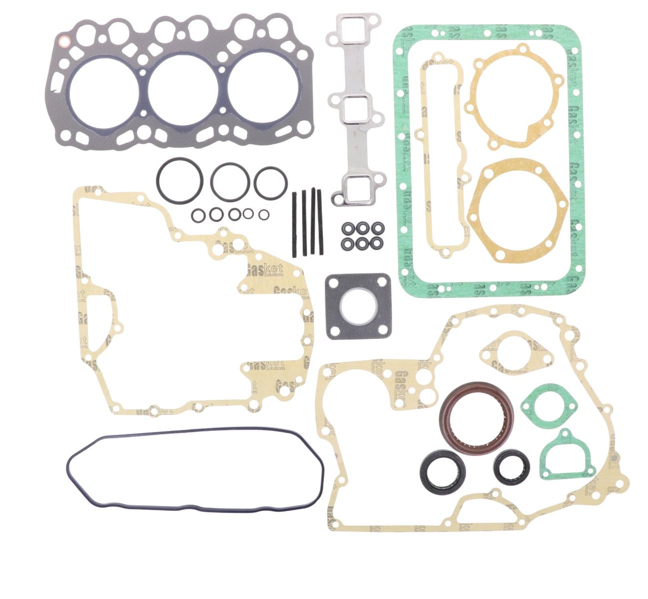 Head gasket set Mitsubishi L3C, Iseki, Toro, Shibaura, Etc.,