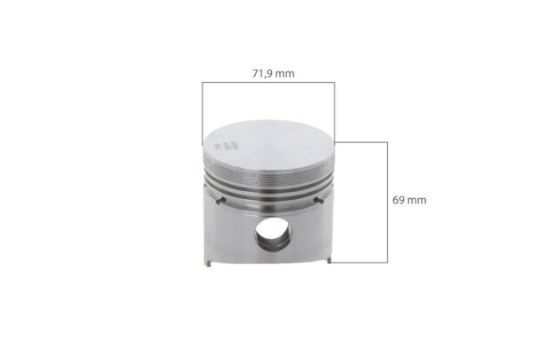 Piston Yanmar 69mm YM169, YM180, YM186, YM187, YM1401, YM1410, YM1502, YM1510, F15 - Image 2