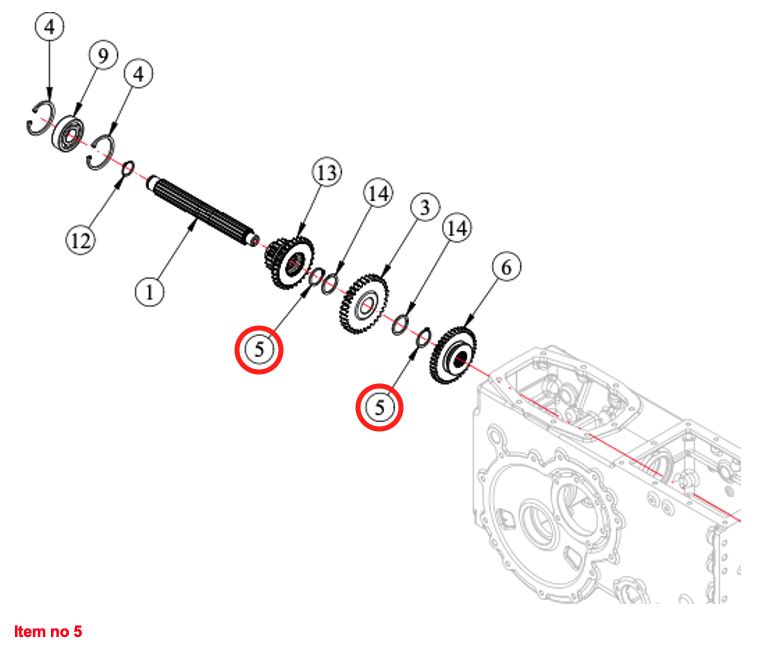 Circlip Axle Ø30x2 Captain, Startrac, New Holland, Antonio Carraro, Etc.,