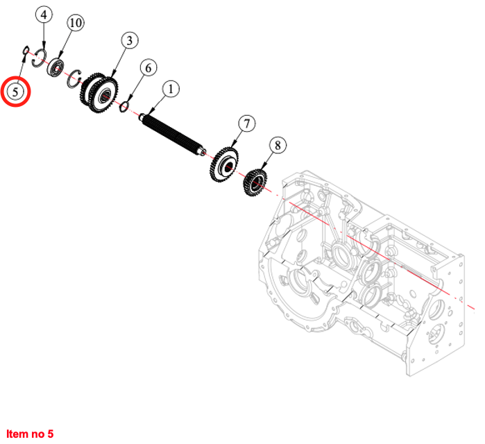 Circlip Axle Ø20x1.2mm Captain, Startrac, Antonio Carraro, Agritech, Etc.,