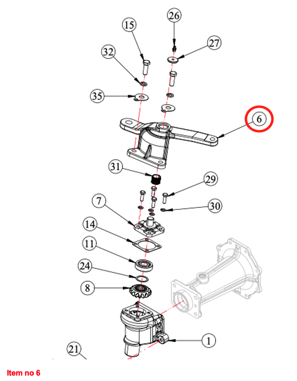 Steering arm (double) Captain, Startrac, Antonio Carraro, Agritech, New Holland,