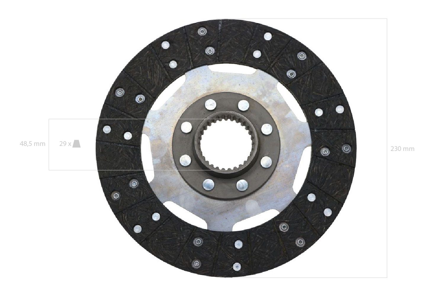 Clutch Disc Ford / New Holland Dexta, Super Dexta