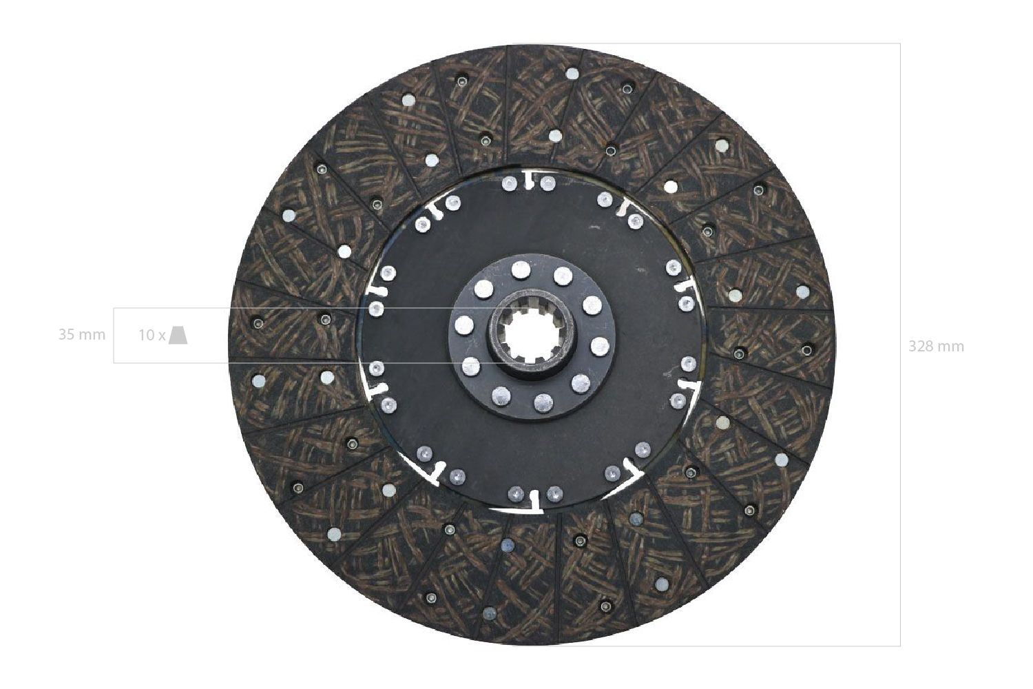 Clutch Disc Ford / New Holland Power Major, Super Major